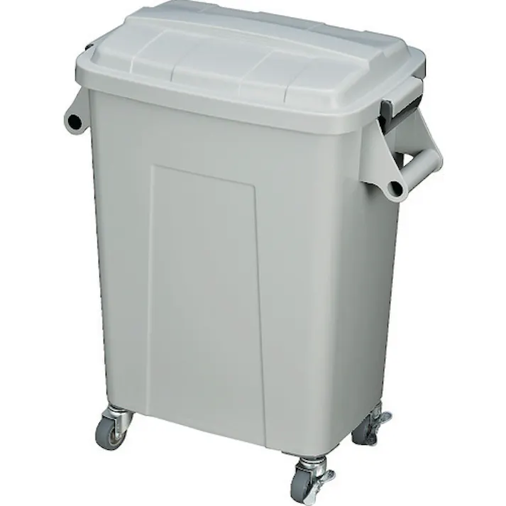 【CAINZ-DASH】新輝合成 厨房用ダストペール45型 グレー 12610【別送品】