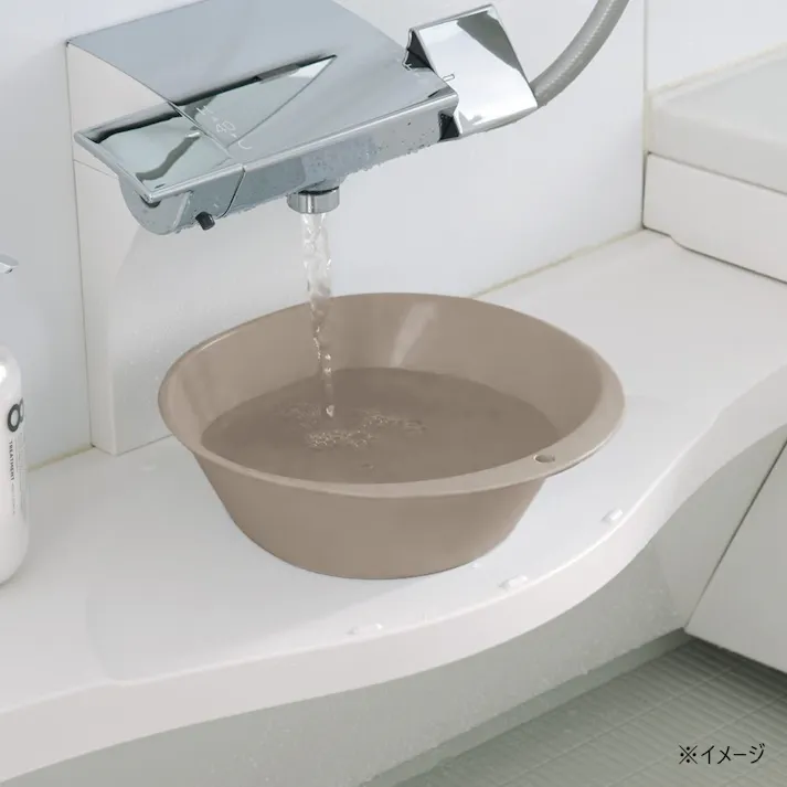 ユニード マグネット付き湯桶 ウォームグレー