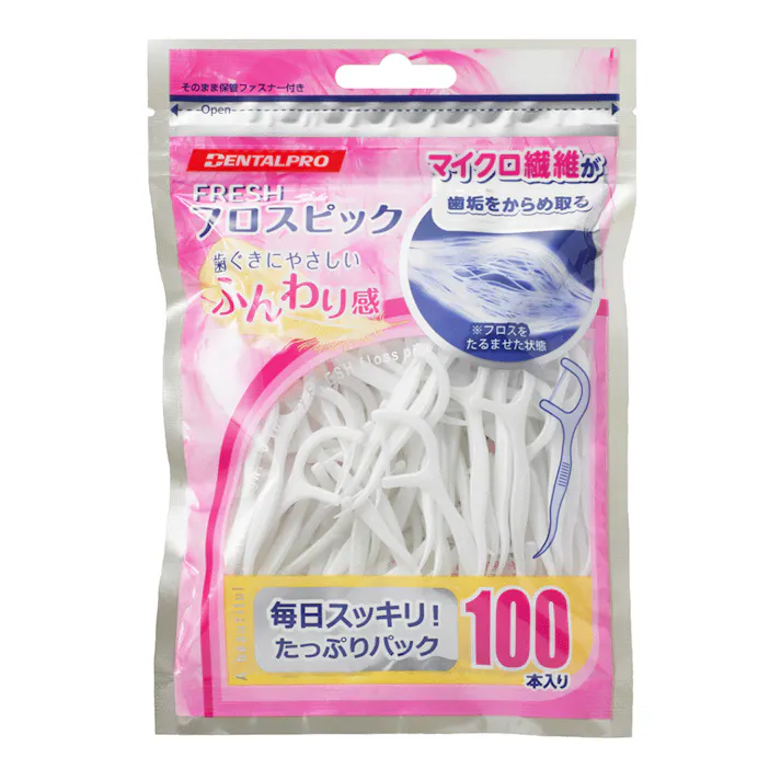 フレッシュ フロスピック 100本入り