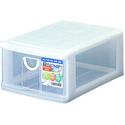 サンコープラスチック 288264 エルピス A-410 W ホワイト 28826 引き出し式収納ケース サンコープラスチック 288264 エルピス A-410 W ホワイト 28826 引き出し式収納ケース