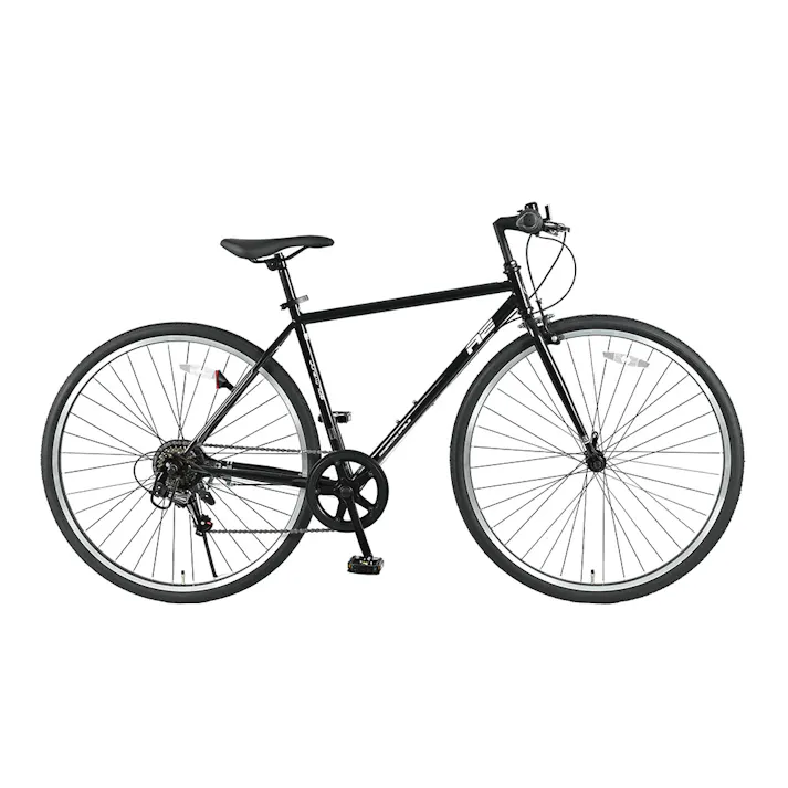 【自転車】26年モデル クロスバイク Juneau ジュノー 700×32C 外装6段 ブラック