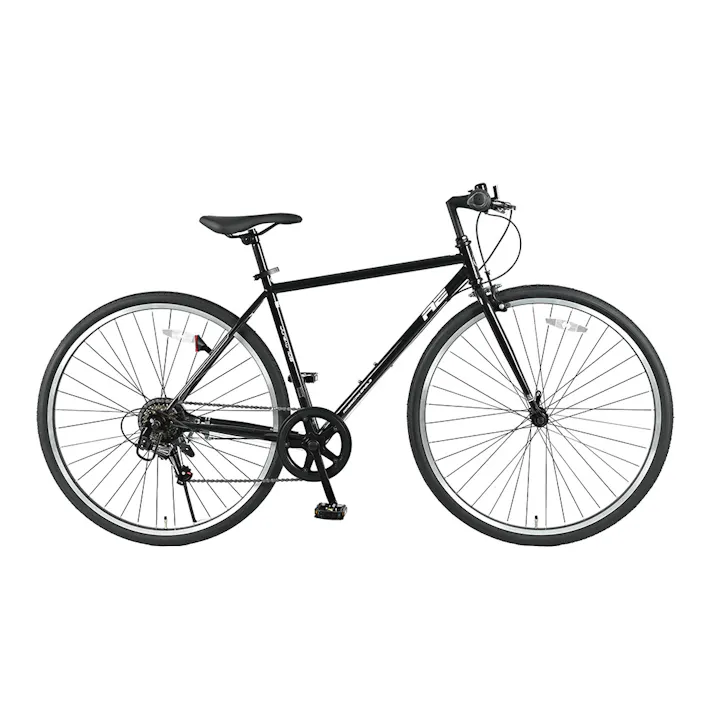 【自転車】26年モデル クロスバイク Juneau ジュノー 700×32C 外装6段 ブラック