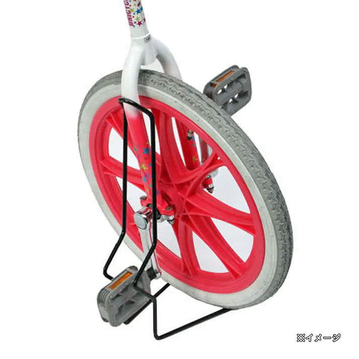 キックバイク兼用一輪車スタンド ブラック 11566