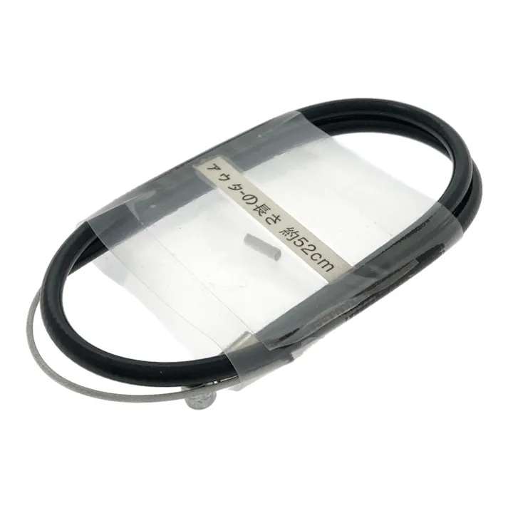 ブレーキワイヤー 52cm ライナー入り ブラック 11881