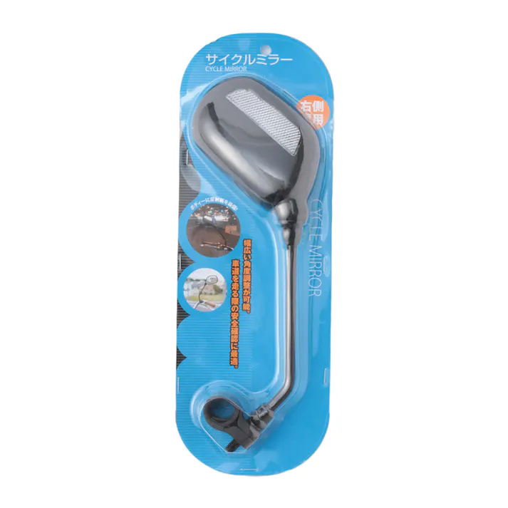 反射板付きサイクルミラー 右用 ブラック 43361