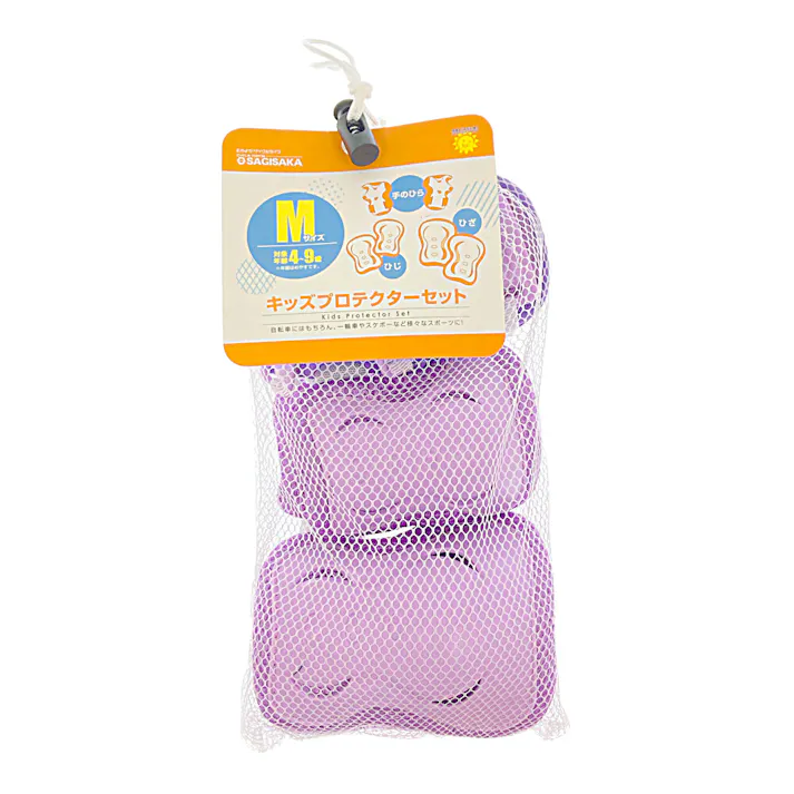 キッズプロテクターセット Mサイズ バイオレット 46203