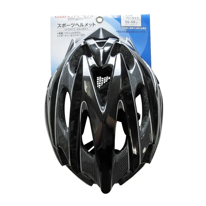 スポーツヘルメット 大人用 フリー ブラック 46275 55-59cm(販売終了)