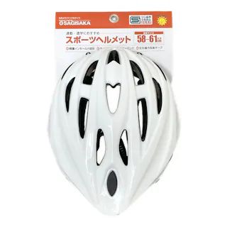 スポーツヘルメット ホワイト SG5861 46282 SG規格