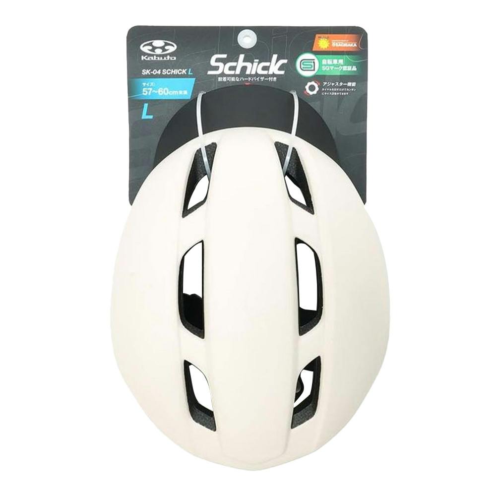 ヘルメットSG Schick L ホワイト 57-60cm | 自転車用ヘルメット 通販