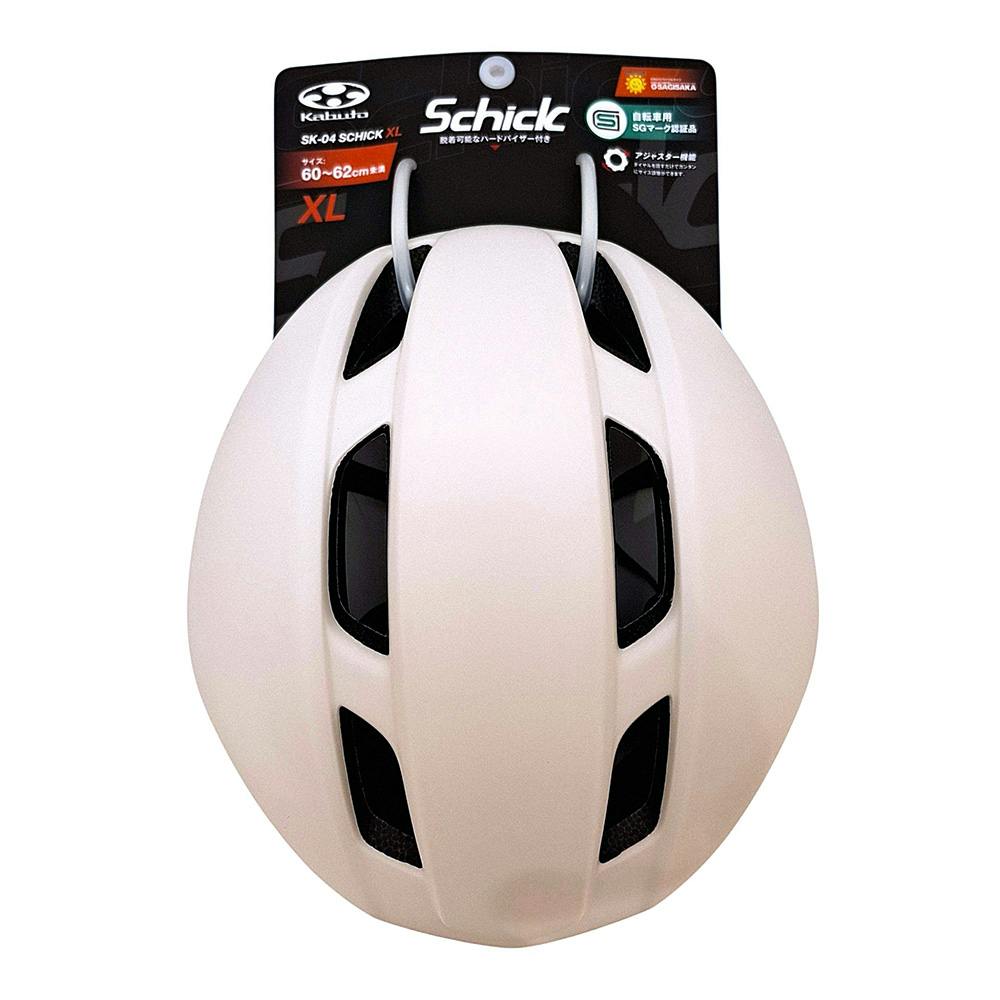 ヘルメットSG Schick XL マットホワイト 60.0cm-62.0cm