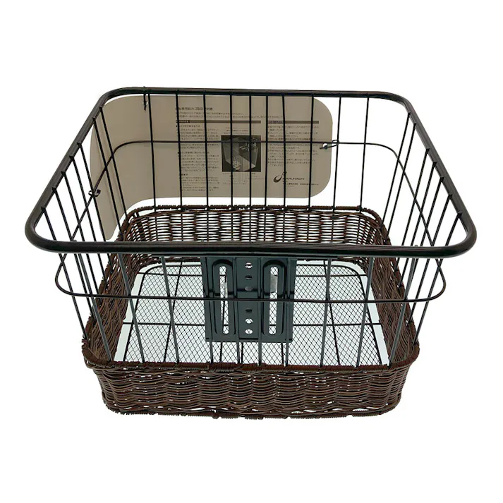 万能くん 半藤風前角型前カゴ 48505