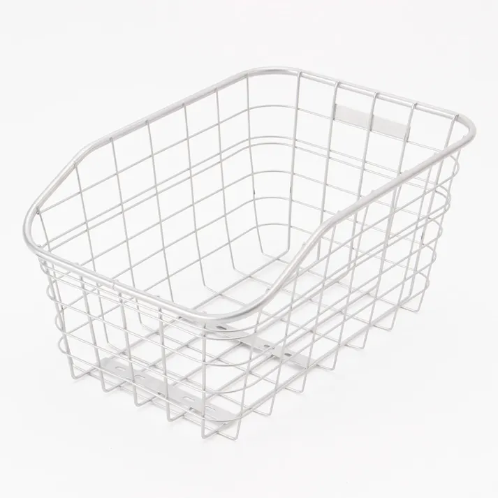 頑丈リヤワイヤーバスケット ラージサイズ シルバー 49072