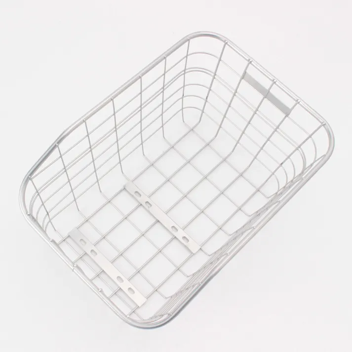 頑丈リヤワイヤーバスケット ラージサイズ シルバー 49072