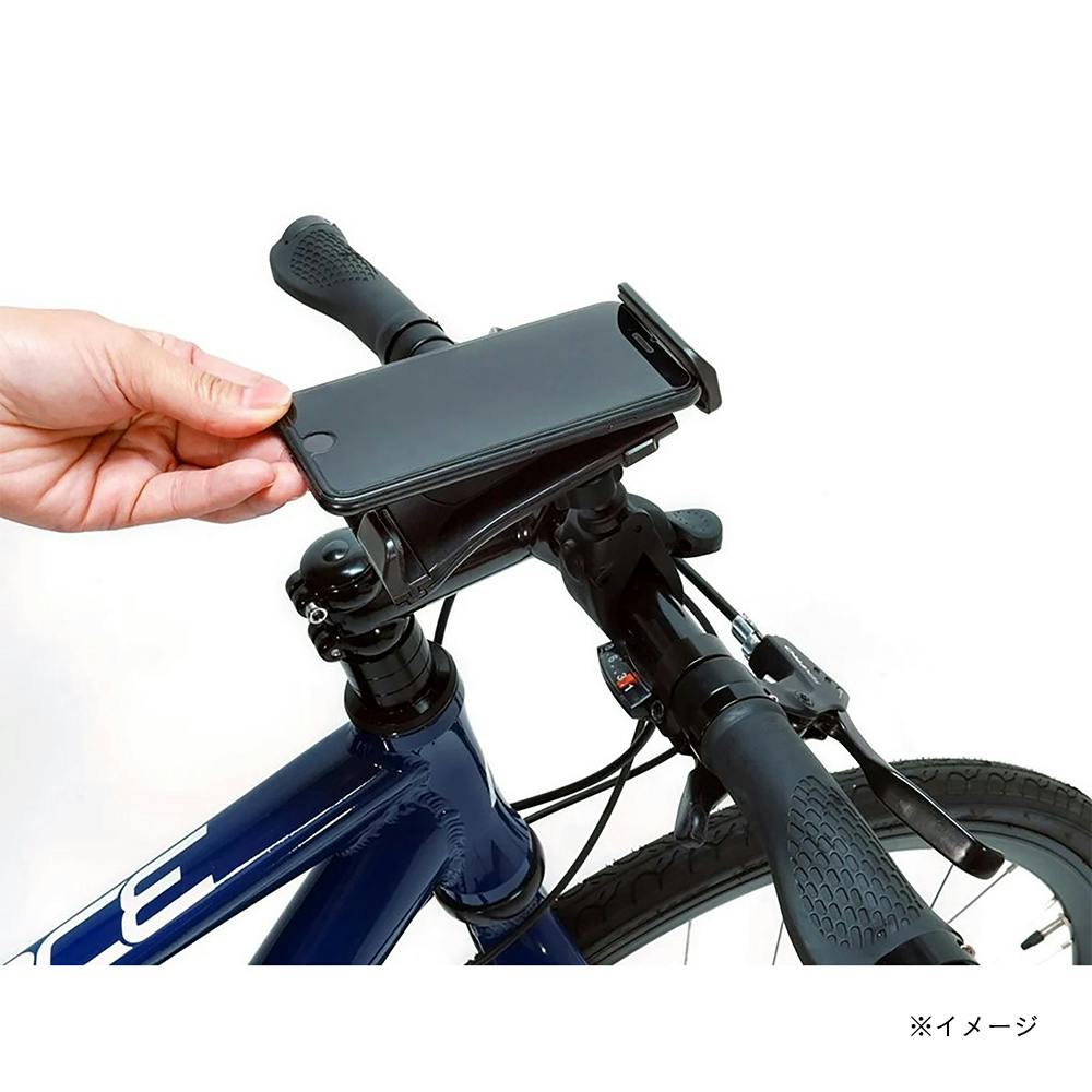 片手で簡単着脱スマートフォンホルダー ブラック 52757 | その他