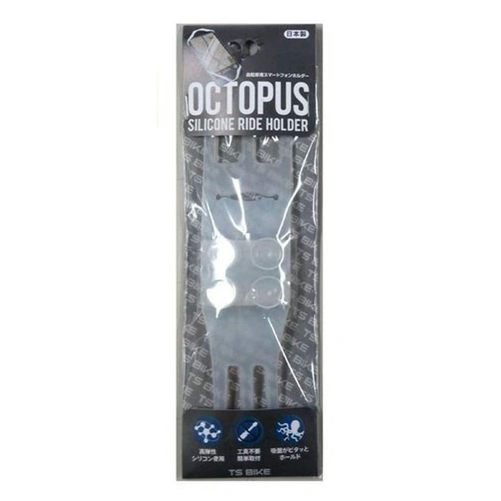 OCTOPUS TS BIKE シリコンライドホルダー クリア 71742(販売終了