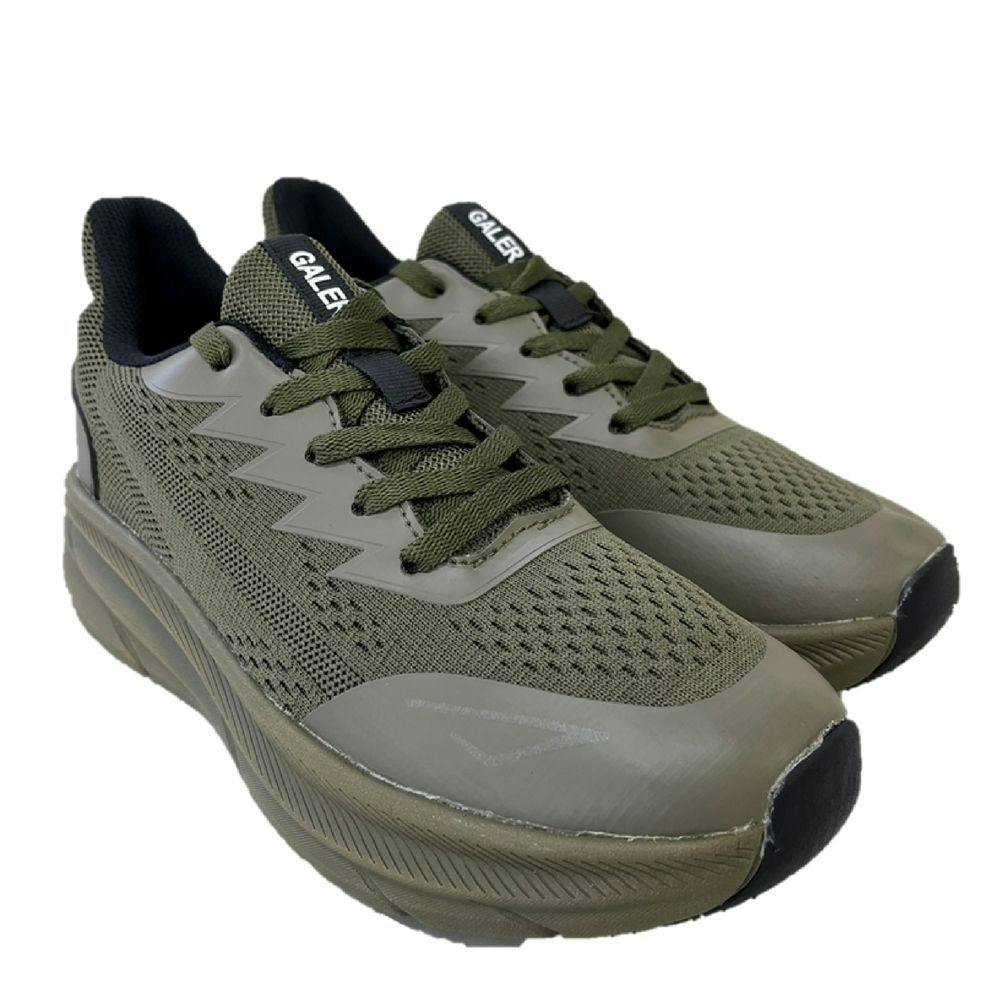 軽量厚底スニーカー GS-651 カーキ LL 26.5cm-27.0cm