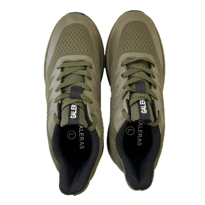 軽量厚底スニーカー GS-651 カーキ 3L 27.5cm-28.0cm