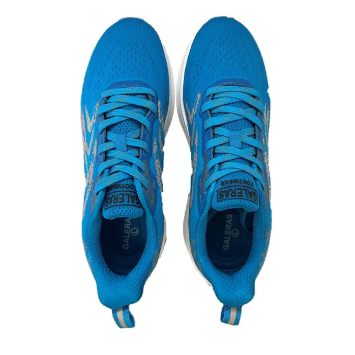 反射糸入りスニーカー GS-653 ブルー M 24.5cm-25.0cm