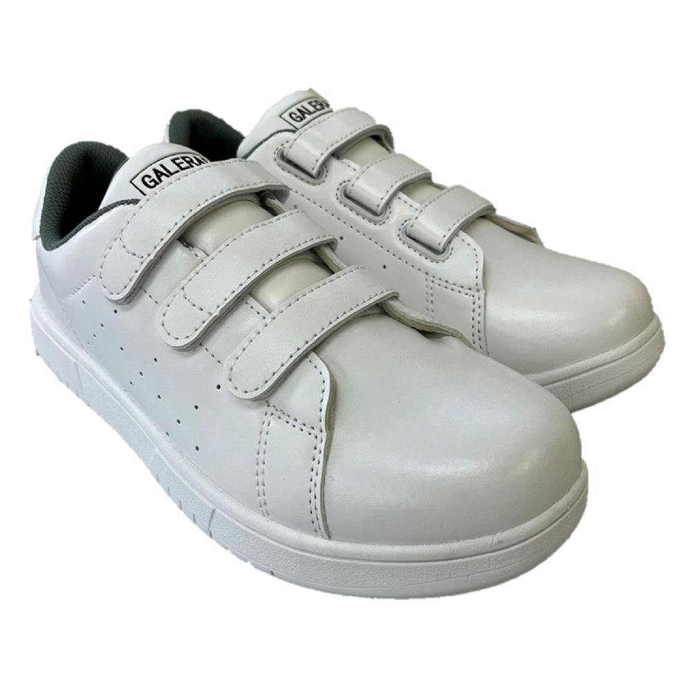 3本マジックスニーカー GS-654 シロ LL 26.5cm-27.0cm