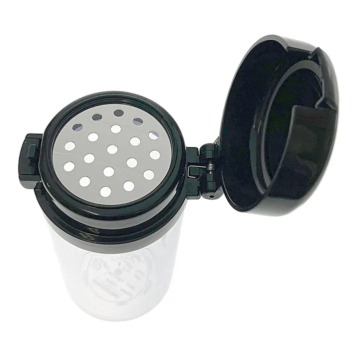 ステンパンチ穴ふりかけケース ブラック