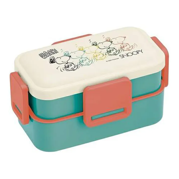 抗菌2段ふわっと弁当箱 600ml SNOOPYオーサム!!(販売終了)