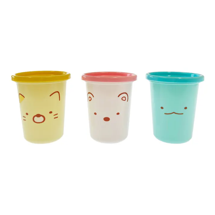 携帯用ストロー付タンブラー 320ml 3個