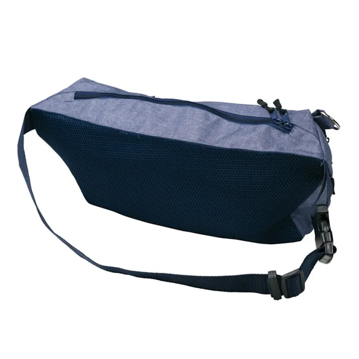 ポケット付ボディバッグネイビー