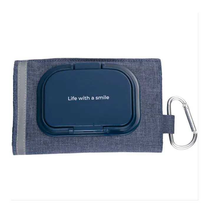 ウェットシートレジ袋ケースネイビー