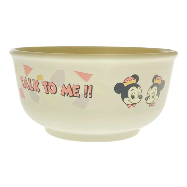 プラスチック製茶椀 ミッキーレトロ