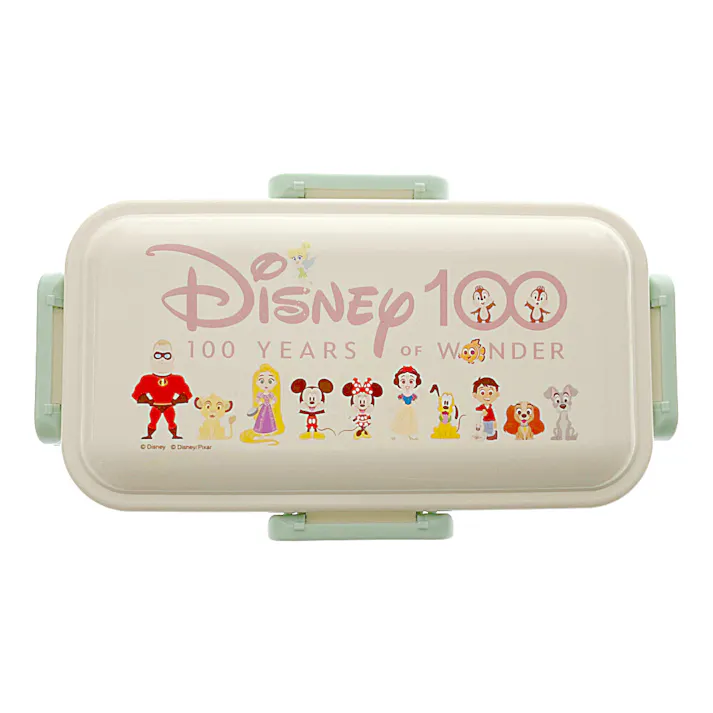 スケーター Disney100 抗菌 食洗器対応 ふわっと弁当箱