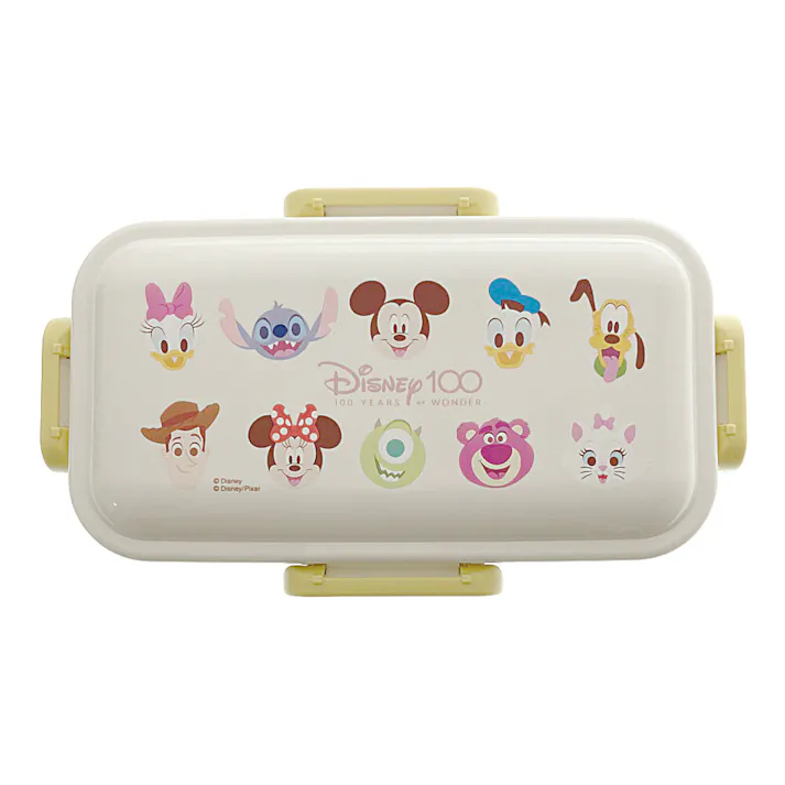スケーター Disney100 抗菌 食洗器対応 ふわっと2段弁当箱