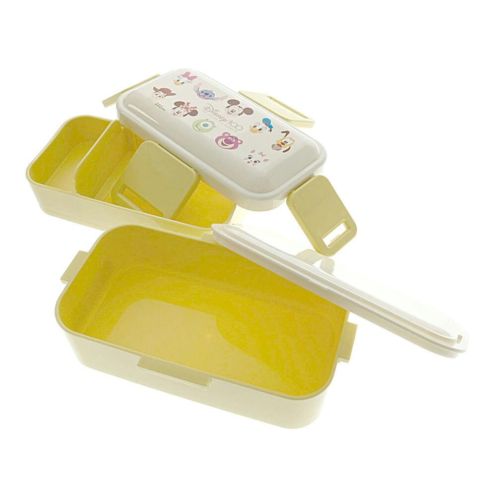 スケーター Disney100 抗菌 食洗器対応 ふわっと2段弁当箱 | 弁当箱