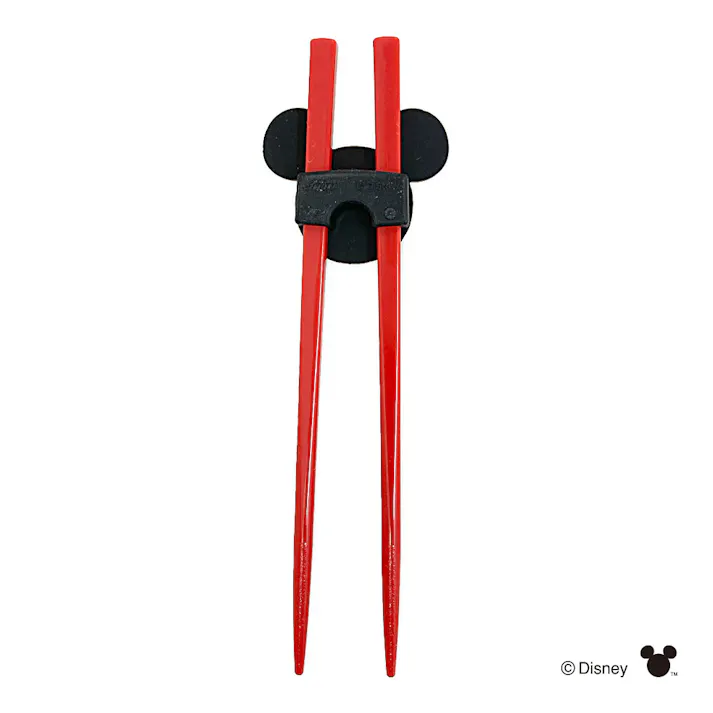 スケーターホルダー付トレーニング箸 ミッキーマウス