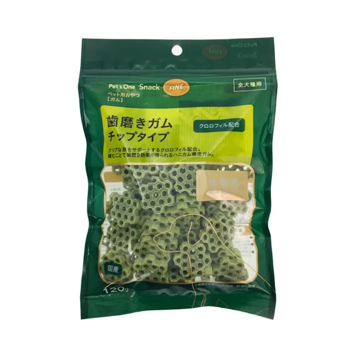 歯磨きガム チップタイプ クロロフィル配合 120g