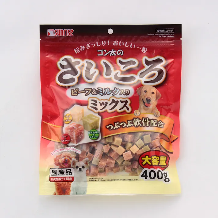 ゴン太のさいころ ビーフ&ミルク入り ミックス 400g