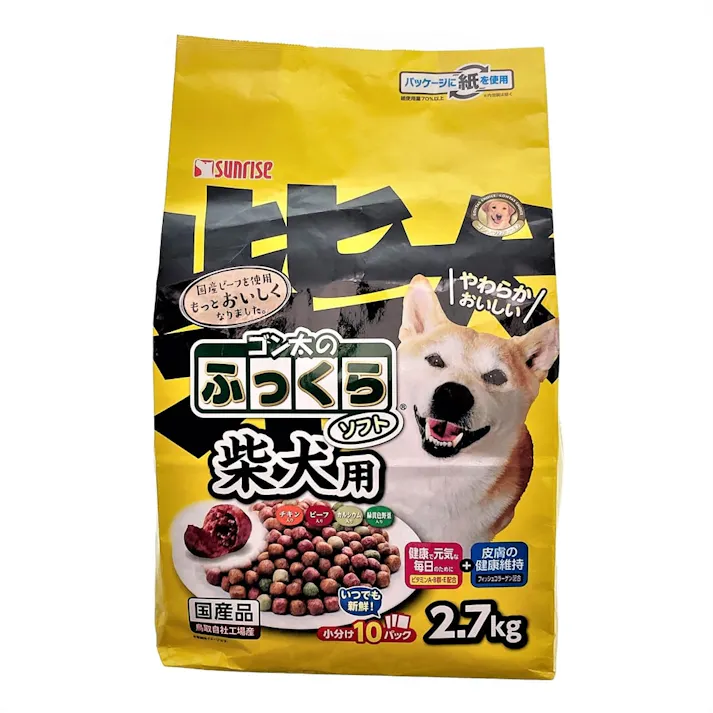 ゴン太のふっくらソフト柴犬用2.7kg