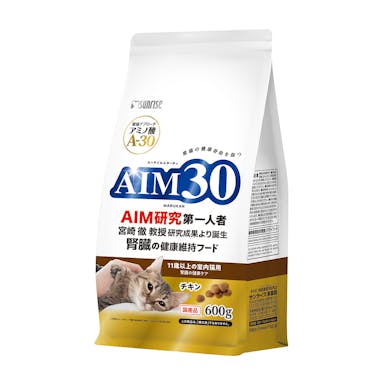 AIM30 11歳以上の室内猫用 腎臓の健康ケア チキン 600g