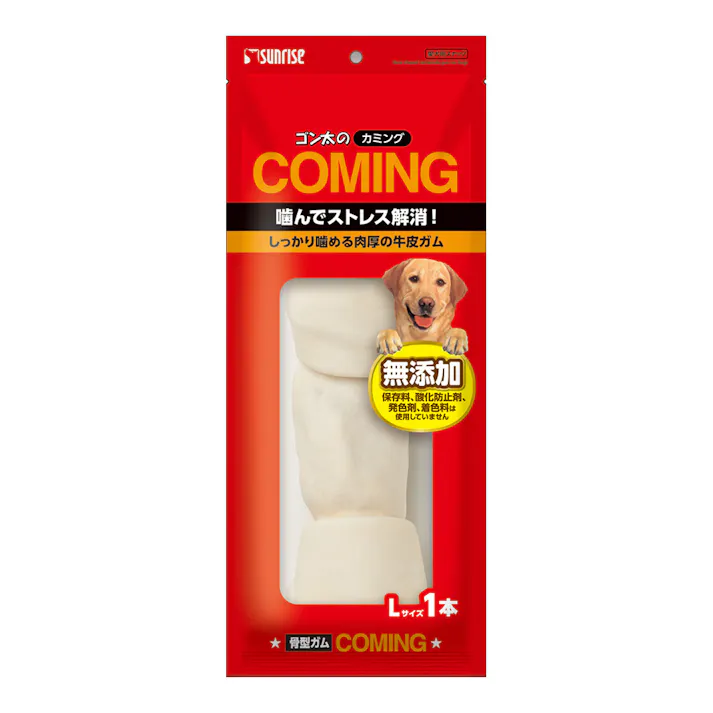 ゴン太のカミング 骨型ガム Lサイズ 1本