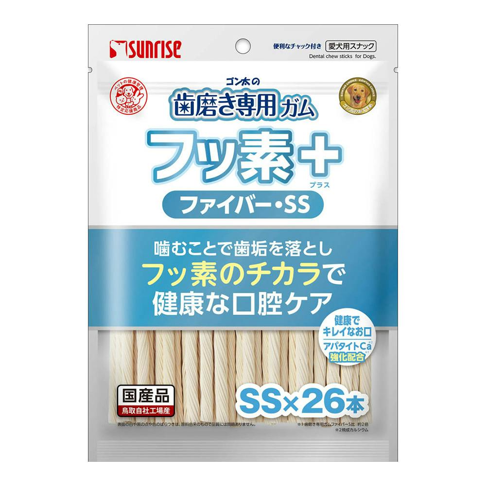 マルカン ゴン太の歯磨き専用ガム フッ素プラス ファイバーSS アパタイトカルシウム SS×26本 | ペット用品（犬） 通販 |  ホームセンターのカインズ