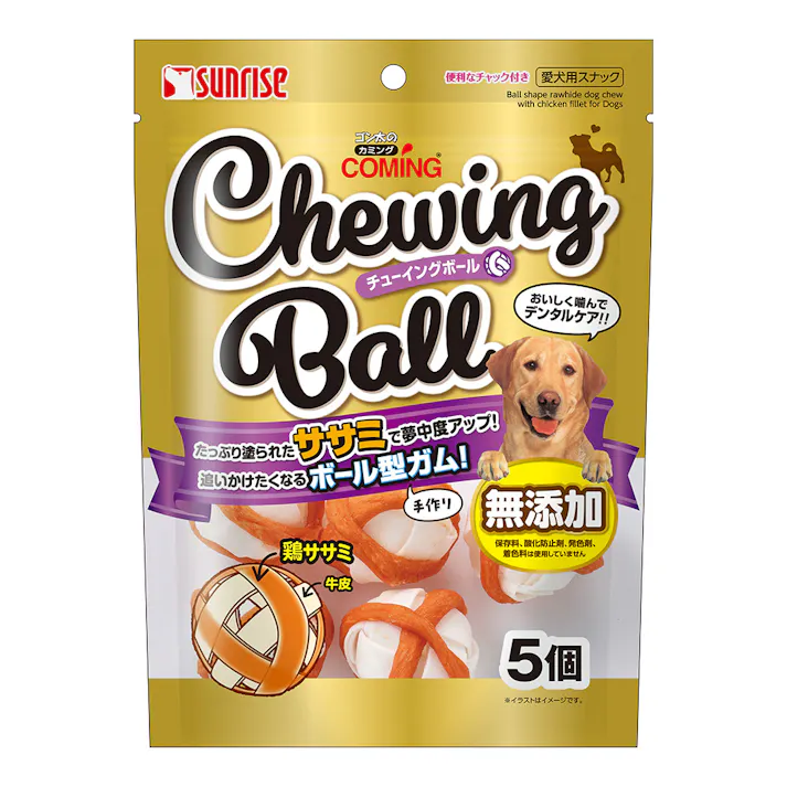 ゴン太のカミング チューイングボール 5個