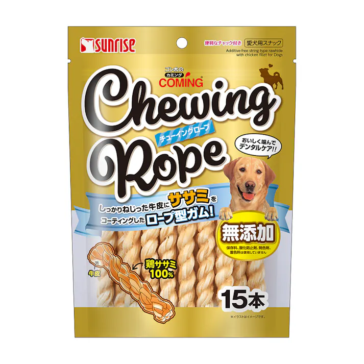 ゴン太のカミング チューイング ロープ 15本