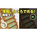 【CAINZ-DASH】サンコー 吸着蓄光階段マット KO-22【別送品】