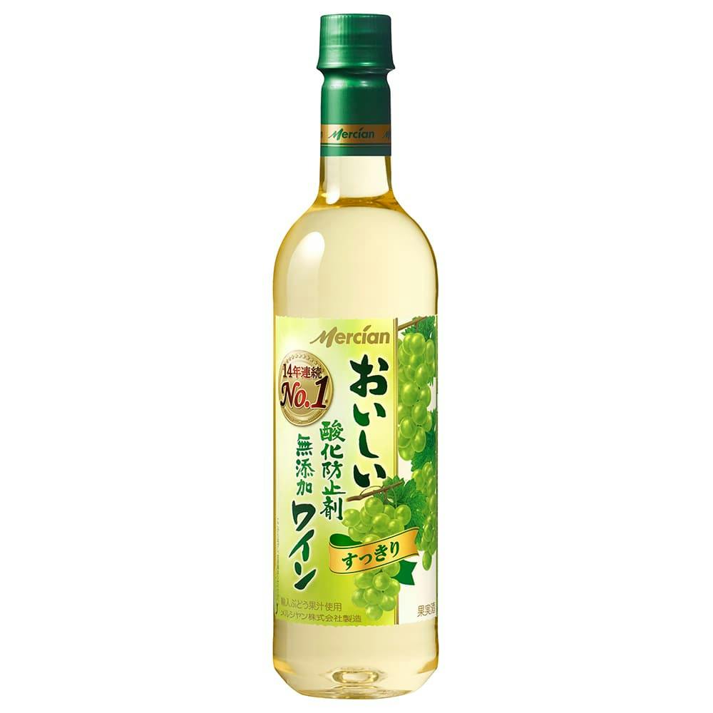 メルシャン おいしい酸化防止剤無添加白ワイン ペットボトル 720ml