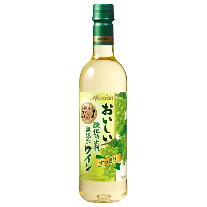 メルシャン おいしい酸化防止剤無添加白ワイン すっきり 720mlペット【別送品】
