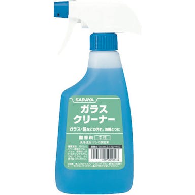 【CAINZ-DASH】サラヤ ガラス用洗浄剤　ガラスクリーナー　５００ｍＬスプレー 50141【別送品】
