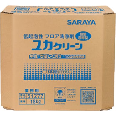 【CAINZ-DASH】サラヤ フロア用洗浄剤ユカクリーン１８ｋｇ八角ＢＩＢ【別送品】
