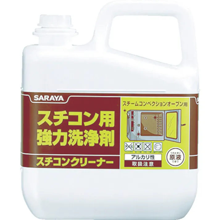 【CAINZ-DASH】サラヤ スチコン用強力洗浄剤 スチコンクリーナー 5kg 51331【別送品】