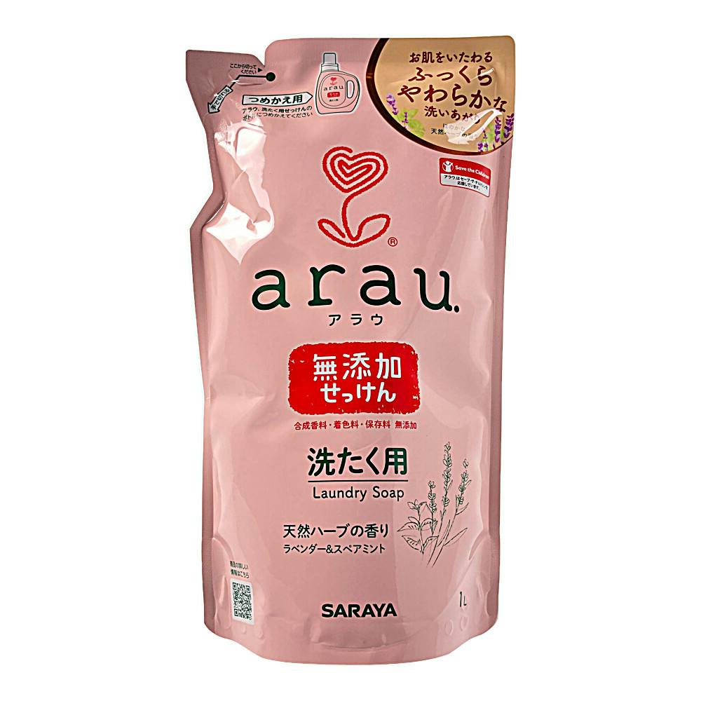 サラヤ ａｒａｕ アラウ 洗濯用せっけん つめかえ用 １ｌ ホームセンター通販 カインズ