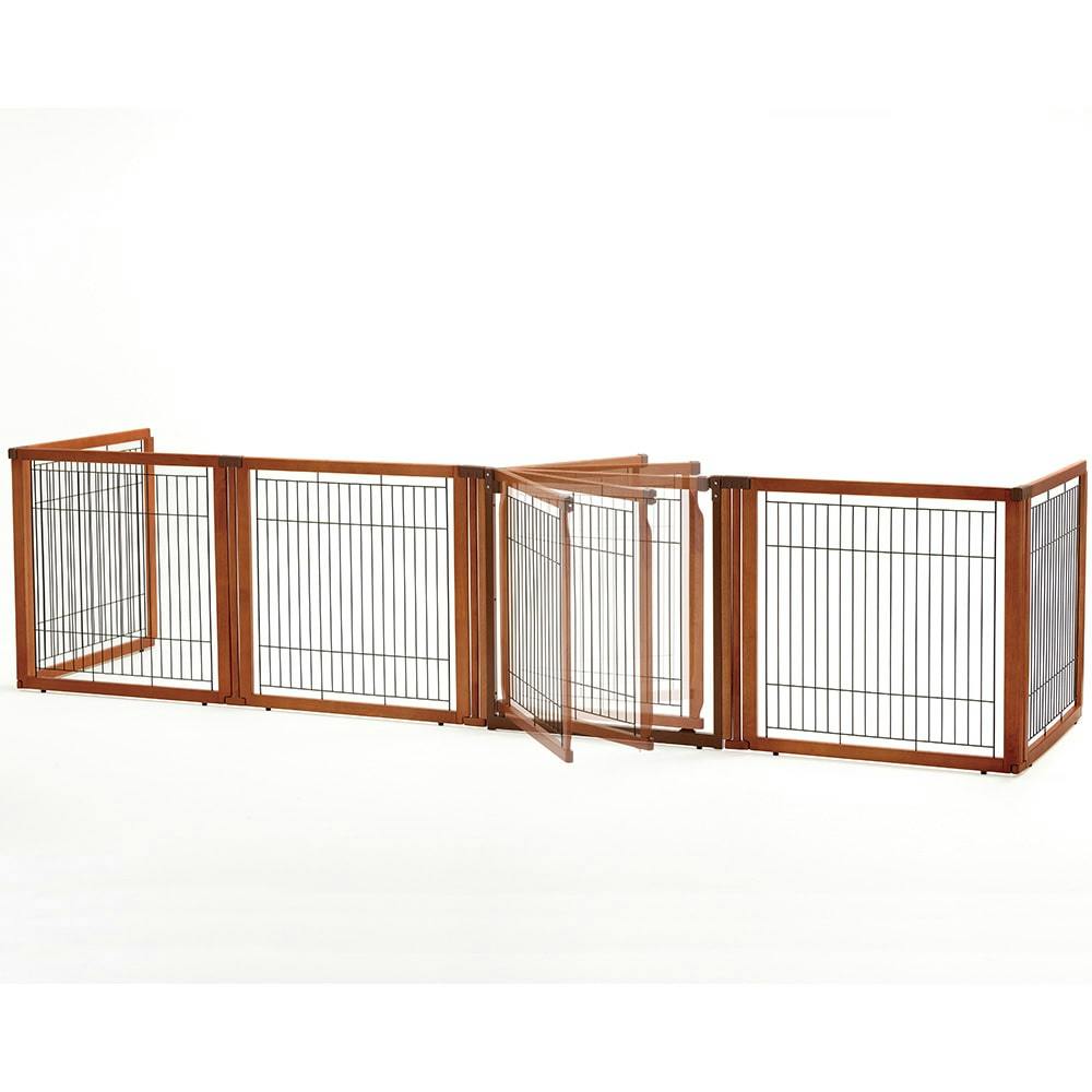 SALE】 ペット用 木製3WAYサークル 6面70H