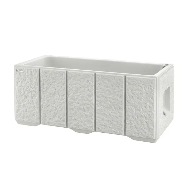 タウンプランターホワイト S 100型 石はだ【別送品】